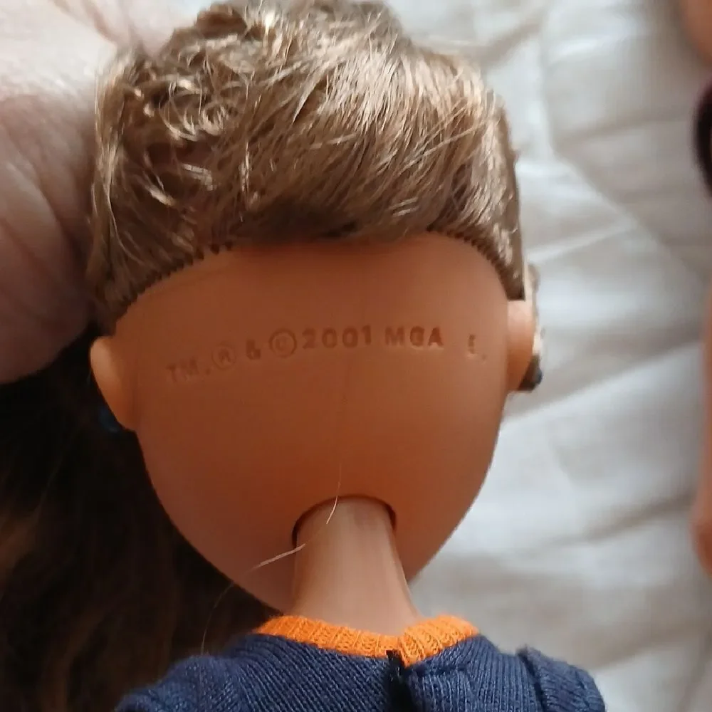 Fashion Doll Set with Orange and Purple Outfits